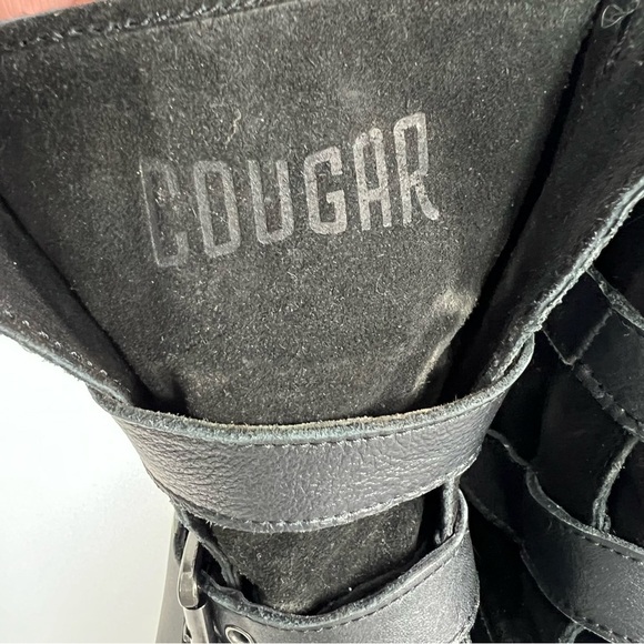 COUGAR Women's Maple Creek Waterproof Black Suede Duck Boots Size 9 - Picture 9 of 11